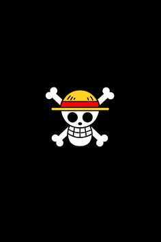 a skull wearing a hat with bones on it's face and the word pirates written in