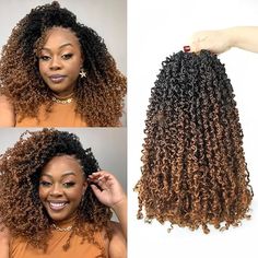 Amazon.com : 12 Inch 9 Packs Yanky Twist Crochet Hair Pre-Twisted Curly Braiding Hair Extensions Pre-looped Senegalese Twist Braids Synthetic Curly Crochet Hair For Black Women(12inch, 9pack, 1b/4/30) : Beauty & Personal Care 4c Styles, Yanky Twist, Curly Braiding Hair, Curly Crochet Hair, Twist Extensions, Senegalese Twist Braids, Braiding Hair Extensions, Curly Braids, Hair For Black Women