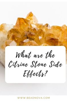 Citrine, the merchant stone, symbolizes riches, success, and confidence. Citrine, like lemons, can cause bitterness in the body and mind. Headaches, pins and needles, nausea, mood fluctuations, and aggression are frequent citrine stone side effects. Garnet Meaning, Citrine Meaning, Psychic Development, Citrine Jewelry