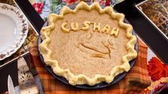 a pie with the word cursus written on it