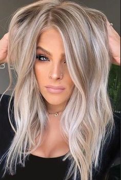 Spring Hair Color Blonde, Hair Color Blonde Highlights, Latest Hair Color, Spring Hair Color, Ash Blonde Hair, Blonde Hair Inspiration, Blonde Hair Looks, Blonde Hair With Highlights, Platinum Blonde Hair