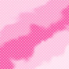 a pink and white background with dots