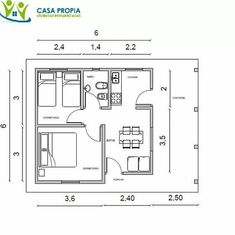 the floor plan for a two bedroom apartment with an attached bathroom and living room area