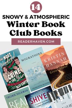 Grab a mug of hot cocoa and crack open one of these wonderful winter novels, from snowy historical fiction to mountain chateau thrillers and beyond. If your book club loves to read along with the seasons like I do, you’ll love these atmospheric winter reads!