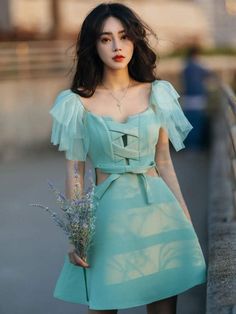 Traditional Dresses Designs, Everyday Casual Outfits, Short Dress Styles, Crochet Lace Dress, Trendy Dress Outfits, Korean Fashion Dress, Pretty Prom Dresses, Fashion Attire