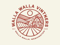 the logo for walla walla vintners, which is located in washington