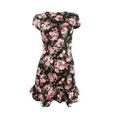 New With Original Tags Style: A-Line, Size Type: Juniors, ,, Cocktail, Short Sleeve, 96% Polyester/4% Spandex, Machine Wash, Inseam: Fitted Floral Dress With Ruffles And Short Sleeves, Black Floral Dress With Ruffles For Summer, Fitted Black Floral Dress With Short Sleeves, Casual Black Floral Dress With Ruffles, Plaid Bodycon Dress, Blue Flower Dress, White Flower Dress, Blue Skater Dress, Mock Neck Sweater Dress