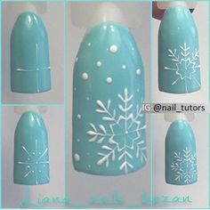 Xmas Nail Art, Kutek Disney, Makeup Nails Art, Epic Fail, Holiday Nail Art, Super Nails, Snow Flake, Winter Nail Art