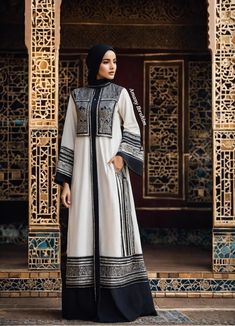 Stylish Abaya Stylish Abaya, White Abaya, Abaya Collection, Stylish Winter Coats, Hijab Dress Party, Cutest Outfits, Classic Style Outfits, Cotton Outfit