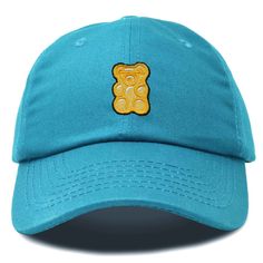 Get ready to sweeten up your look with our cotton baseball cap featuring a cool gummy embroidery—a whimsical touch that adds a dash of fun to your everyday attire. Crafted for the expressive souls who value freedom and self-expression, this cap is more than just an accessory—it's a statement piece that radiates charm wherever you go. Made from premium cotton and equipped with an adjustable strap at the back, our cap ensures both comfort and a perfect fit for all-day wear. Imagine yourself at a l Casual Dad Hat With Embroidered Patch, Casual Snapback Hat With Embroidered Patch, Trendy Curved Brim Baseball Cap With Embroidered Patch, Trendy Baseball Cap With Embroidered Patch And Curved Brim, Trendy Baseball Cap With Embroidered Patch, Playful Cotton Snapback Baseball Cap, Road Trip With Friends, Trip With Friends, Mens Hats Baseball