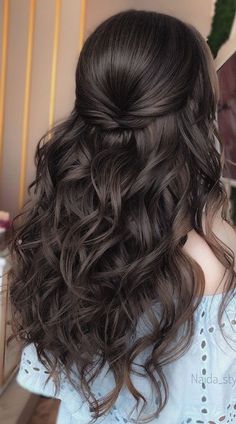 Grad Hair, Fancy Hair, Cut Her Hair, Prom Ideas, 2024 Wedding