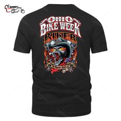 a black shirt with the words biker on it