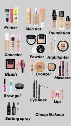 #makeup #makeupoftheday #makeuplover #makeover #makeupaddict #makeuptransformation #makeupgoals #trendy #trending #blush #lipstick #lipgloss #foundation #contour #bronzer #eyes Makeup List, Mode Tips