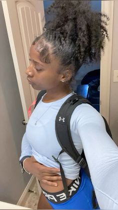 Track Hairstyles, Basketball Hairstyles, Hairstyles Black Women, Quick Natural Hair Styles, Cute Curly Hairstyles, Girls Natural Hairstyles, Cute Box Braids Hairstyles, Hair Magazine, Curly Hair Styles Easy