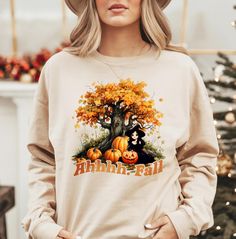 Aesthetic Fall Sweatshirt, Ahh Fall Shirt, Trendy Fall Season Hoodie, Fall Leaves Hoodie, Pumpkin Season Shirt, Autumn Vibes Shirt,F050  🎉 Welcome to Fleeky Tee! Your Custom Shirt Dreams Come True! 🎉 We are dedicated to making you smile! At Feelky Tee, we specialize in creating and customizing shirts exactly how you envision them. Our shirts make fantastic gifts for loved ones, family, coworkers, or even for yourself! If you can dream it, we can design it! Our shirts are ideal for bachelorette Hooded T-shirt For Fall Streetwear, Cotton Hooded T-shirt For Fall, Hooded T-shirt For Streetwear In Fall, Hooded Cotton T-shirt For Fall, Fall Hooded Graphic Print T-shirt, Hooded Graphic Print T-shirt For Fall, Oversized Pre-shrunk Sweatshirt For Fall, Fall Hooded T-shirt With Letter Print, Fall Letter Print Hooded T-shirt