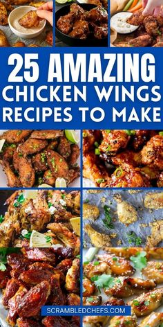 25 amazing chicken wings recipes to make