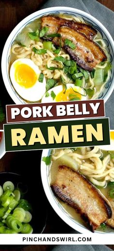 Make this homemade pork belly ramen for a comforting dinner! A flavorful broth and tender pork belly make this a standout recipe.