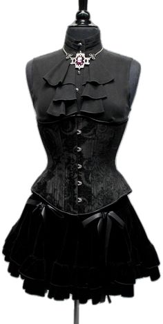 Sleeveless Black Boned Bodice, Black Fitted Steampunk Corset, Steampunk Black Underbust Corset Belt, Steampunk Corset With Fitted Bodice And Corset Back, Elegant Black Corset Belt With Boned Bodice, Steampunk Black Corset With Fitted Bodice, Elegant Black Corset Belt For Costume Party, Vintage Black Corset Belt For Costume Party, Black Underbust Vintage Corset Dress