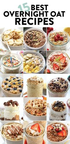 the best overnight oatmeal recipes