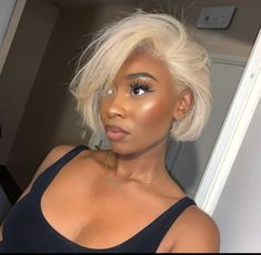 Human Lace Wigs, Color Rubio, Creative Hair Color, Human Hair Wigs Blonde, Short Human Hair Wigs, Bob Lace Front Wigs