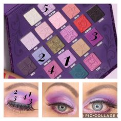 Bloodlust Palette Looks, Blue Blood Palette Looks, Blood Lust Palette Looks, Jeffree Star Makeup Looks, Star Eyeshadow, Jeffree Star Eyeshadow, Jeffree Star Palette, Goth Eye Makeup