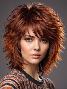 37 Shag Haircut Short For New Look 2024 – Scan to Talk Short Layer Shag, Choppy Bob Hairstyles Medium, Short Edgy Shag Haircut, Lulu Hairstyles, Shag Haircut Ideas, Medium Shaggy Hairstyles, Long Hairstyles For Women, Short Shaggy Haircuts