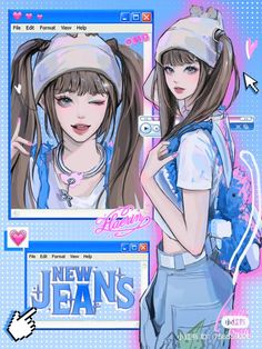 Omg Newjeans, Bd Comics, Anime Meme, Girls Cartoon Art, Art Block