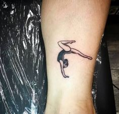 Gymnastics Tattoo, Best Female Tattoos, Unusual Tattoos, Feminine Tattoo Designs, Ballerina Tattoo, Tattoos For Females, Unusual Tattoo, Female Tattoos, Om Tattoo