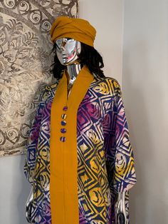 Nigerian Adire Palazzo Two piece set. Size 8-10UK Bohemian Multicolor Sets For Fall, Fitted Multicolor Tops Matching Set, Bohemian Style Fitted Sets For Fall, Fitted Bohemian Sets For Fall, Luxury Fitted Purple Palazzo Set, Kimono And Palazzo Outfit Nigeria, Designer Long Sleeve Purple Palazzo Set, Elegant Purple Long Sleeve Palazzo Set, Adire 2 Piece Set