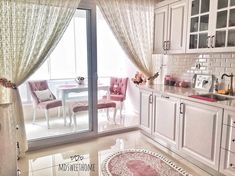 the kitchen is clean and ready to be used for cooking or dining room furniture,