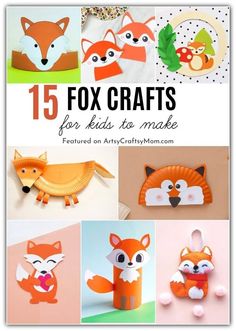 fox crafts for kids to make