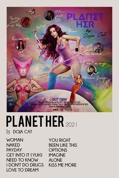 the poster for planet hour featuring an image of a woman dancing