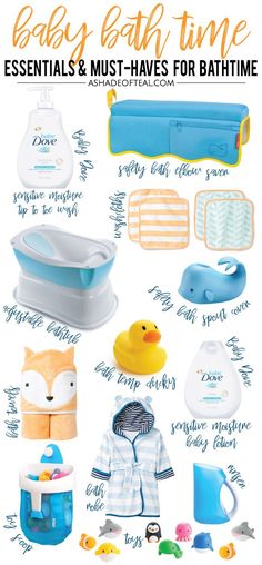 baby bath time essentials and must haves for bathing