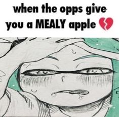 a drawing of a woman with the words when the cops give you a meal apple