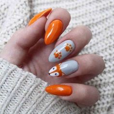 Animal Print Nails Art, Animal Nails, Animal Print Nails, Thanksgiving Nails, Popular Nails