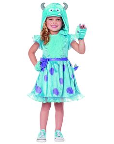 PRICES MAY VARY. When trying to decide between two sizes, choose the larger size for a better fit. Is your child a big fan of Monsters Inc. Then look no further than this officially licensed Sulley costume that will have them looking just like this furry monster! This costume includes a hooded dress with an attached tail and gloves. It’s made from polyester material with a Velcro closure for easy wear and removal. Take extra caution when cleaning this product to avoid wear and tear. Always be su Halloween Monsters Inc, Mike And Sully Costume, Sulley Costume, Sully Costume, Halloween Spirit Store, Home Halloween Costumes, Sally Dress, Toddler Costumes Girl, Halloween Monsters