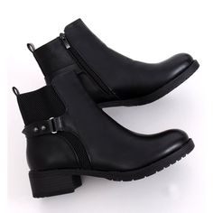 Black Ankle-high Chelsea Boots For Business, Business Black Ankle-high Chelsea Boots, Black Ankle-high Martin Boots With Reinforced Heel, Black High Ankle Mid-calf Boots With Zipper, Black Ankle-high Combat Boots With Zipper, Women's Booties, Jodhpur Boots, African Dresses Men, Types Of Heels