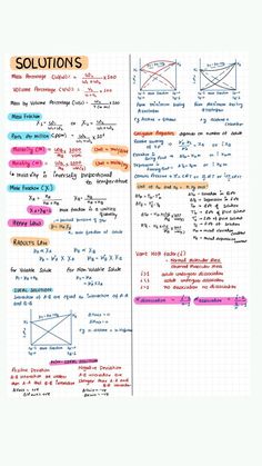 a sheet of paper that has some writing on it with different types of lines and shapes