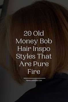 Trend Alert!!! old money bob cut is a huge hit. A timeless cut that is making a comeback in a more modern style. Perfect for every shade, from icy blondes to deep brunettes. Whether you’re after a sharp, short or a longer, laid-back look, the old money bob is your go-to hairstyle. But it’s even more than that. It’s an instant upgrade to looking like you own a yacht (even if you don’t). Get ready to slay with sophistication. Dark Black Hair, Ebony Hair, Glossy Hair, Icy Blonde, Round Face Shape, A Yacht, Bob Hair, Hair Game, Ginger Hair