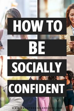 Are you wondering how to be socially confident? This post shares the best tips on how to develop social confidence. Ideas include things like speaking clearly, being prepared, and stopping negative self talk. Also sharing tips on how to talk to strangers, how to make small talk, and how to make friends. Mental Health Retreat, Social Confidence, Verbal Behavior, Energy Psychology, Cbt Worksheets, Confident Person, Talk To Strangers