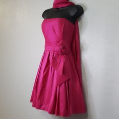 Used 1-2 Times You Need To Take It To The Laundry Because It Has Dirty Spots (Not Noticeable) I No Longer Have Use For It And I Know Someone Can Give It Better Home. Amazing Condition 100% Authentic I Ship Next Day. All Items Are Packed Well. Buyer Agrees To Understand Condition Of Item. Pink Knee-length Dress For Dinner, Formal Pink Midi Dress, Cinderella Design, Dresses Cinderella, Cinderella Dresses, Cinderella, I Know, Colorful Dresses, Cocktail Dress