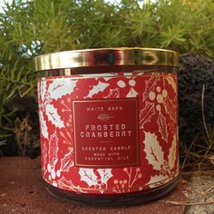 Brand New Never Used Bath And Body Works 3-Wick Candle In The Frosted Cranberry Scent Marshmallow Fireside Candle, Mint Chocolate Chip Milkshake, Cranberry Candles, Frosted Cranberry, Coconut Snowballs, Candle Bath, Winter Candy Apple, Bath Candles, Mint Chocolate Chips