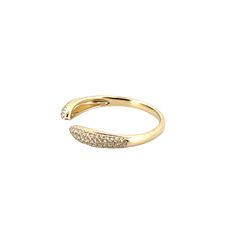 MaterialsGold, Diamond DescriptionThis band has a beautiful 3D setting across the top of the ring, showing off its stylish opening and its stones. Specifications:-Model #: DHOD3DOP-Metal Type: Yellow, White or Rose-Metal Purity: 14K-Gold Weight: 1.8 grams approx. based on ring size.-Band Width: 3.2MM-Total Diamond Weight: 0.21 carats approx.-Color: F-G-Clarity: SI-Diamonds Go Halfway Brief Overview:-Free Sizing W/ Purchase-14 Day Return Policy-Conflict Free Diamonds-Satisfaction Guarantee-Black Luxury Brilliant Cut Diamond Ring With Open Band, Yellow Gold Rings With Sparkling Stones For Formal Occasions, Luxury Diamond Ring With Pave Setting And Open Band, Luxury Rings With Diamond Accents And Open Band, Luxury Open Band Rings With Diamond Accents, Luxury Open Band Ring With Diamond Accents, Luxury Open Band Diamond Ring With Pave Setting, Formal Diamond Ring With Sparkling Stones, Formal Open Diamond Ring With Sparkling Stones