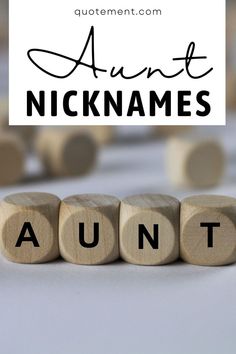 Aunt nicknames are the best way to show your love and affection towards your aunt. Find the best aunt nicknames ideas in this article. Aunt Names To Be Called, Aunt Nicknames, Nickname List, Nicknames Ideas, Great Aunt, Best Aunt, Love And Affection, Cute Names