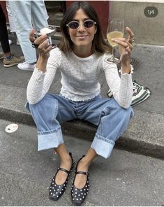 Ballet Flats Outfit, 여름 스타일, Flats Outfit, 2024 Style, Stil Inspiration, Family Trip, Mode Inspo, Foto Inspiration, Retail Therapy