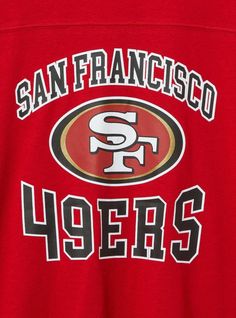 the san francisco bears sweatshirt is shown in red