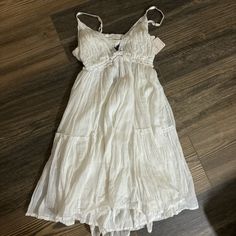 Brand New White Mini Dress Flowy, Mini Dress Flowy, Printed Summer Dresses, Dream Trip, Dress Flowy, Cute Fits, Babydoll Dress, Free People Dresses, White Mini Dress