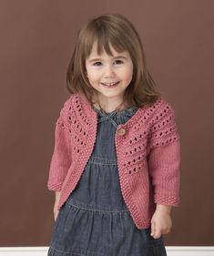 Free Knitting Patterns for Toddlers Cardigans - Knitting Bee Toddler Knitting Patterns Free, Cardigan Sweater Pattern, Girls Cardigan Sweater, Knit Cardigan Pattern, Baby Sweater Knitting Pattern