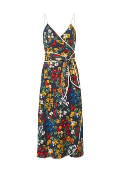 Flowery Dresses, Casual Formal Dresses, Floral Dress Casual, Floral Dresses Long, Long Dress Casual, Rent The Runway, Printed Wrap Dresses, Leopard Dress, Formal Casual