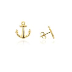 Description: 10k Solid Gold Small Anchor Stud Earrings Item No.: Bon053 Metal Type: 10k Solid Gold (Stamped 10k), Available In 14k Metal Color: Yellow Gold Measurement: Est. Weight: 0.68 Grams. Height: 9.9 Mm Width: 8.6 Mm Brand New Made To Order. Might Take 3-5 Days To Be Shipped. Small Anchor, Anchor Earrings, Shine Jewelry, Front Back Earrings, Diamond Evil Eye, Knot Studs, Mini Earrings, Mini Studs, Nautical Anchor